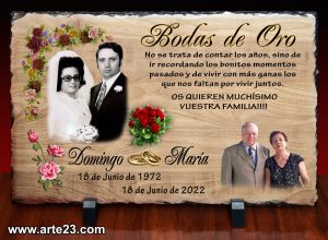 Pizarra de Enlaces Aniversario de Bodas de oro